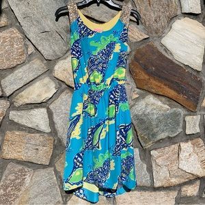 Lilly Pulitzer Gold Sequin Detailed Dress